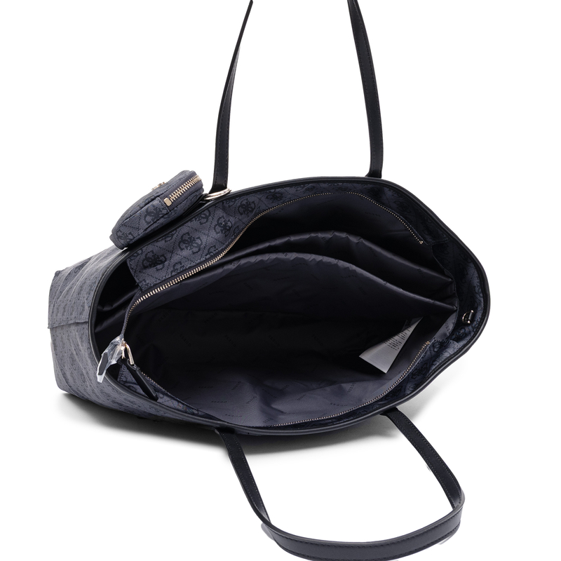 Guess Noelle Klasyczna Torba Damska Duża A4 Czarna TWNB2168240-BLACK   