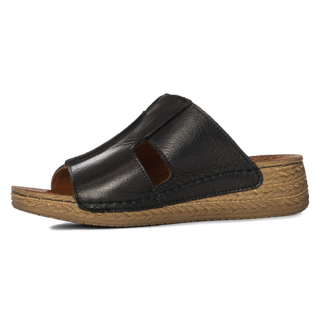 Maciejka Black Women's Slides