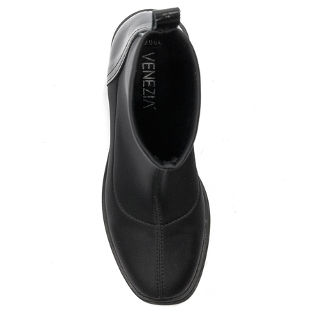 Venezia ROV women's boots in leather Black 
