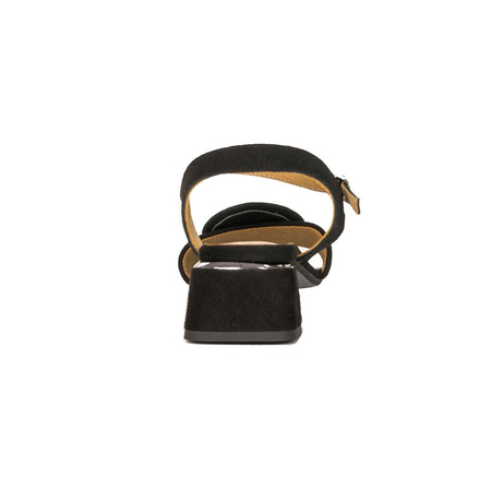 Maciejka Suede Ornamental Sandals Black 5198A-01/00-5