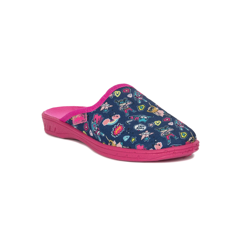 Befado Children's girls' slippers Jogi Navy Blue
