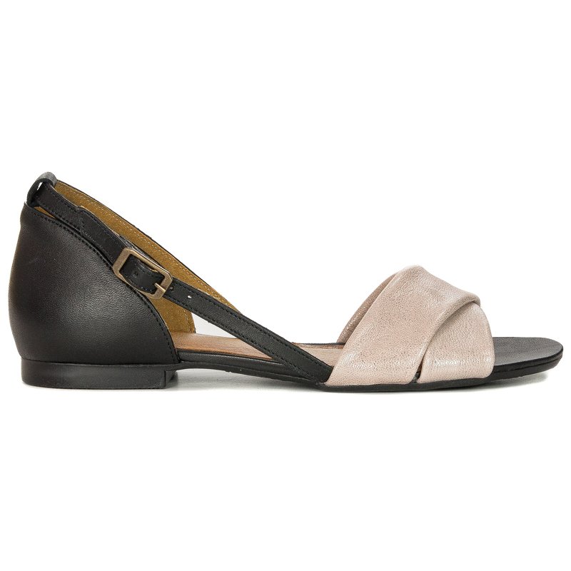 Maciejka 04614-15/00-5 Metallic Rose Black Sandals