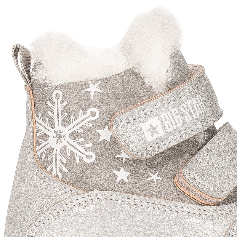 Big Star Boots baby girls' silver insulated boots