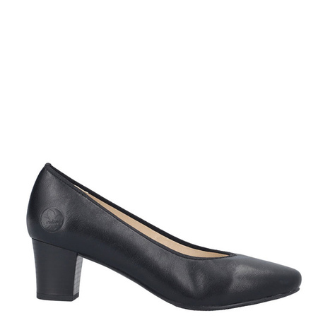Rieker Women's Leather Heeled Pumps Black