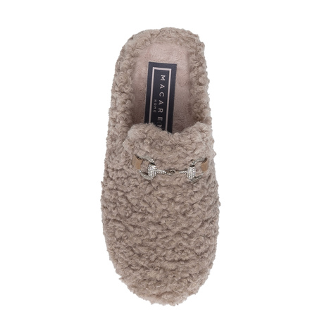 Macarena Taupe Home Slippers