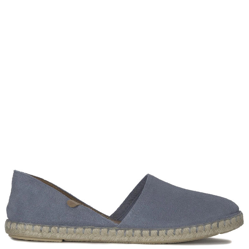 Verbenas Carmen Espadryle Damskie Skórzane Niebieskie CARMEN-SER-SEA