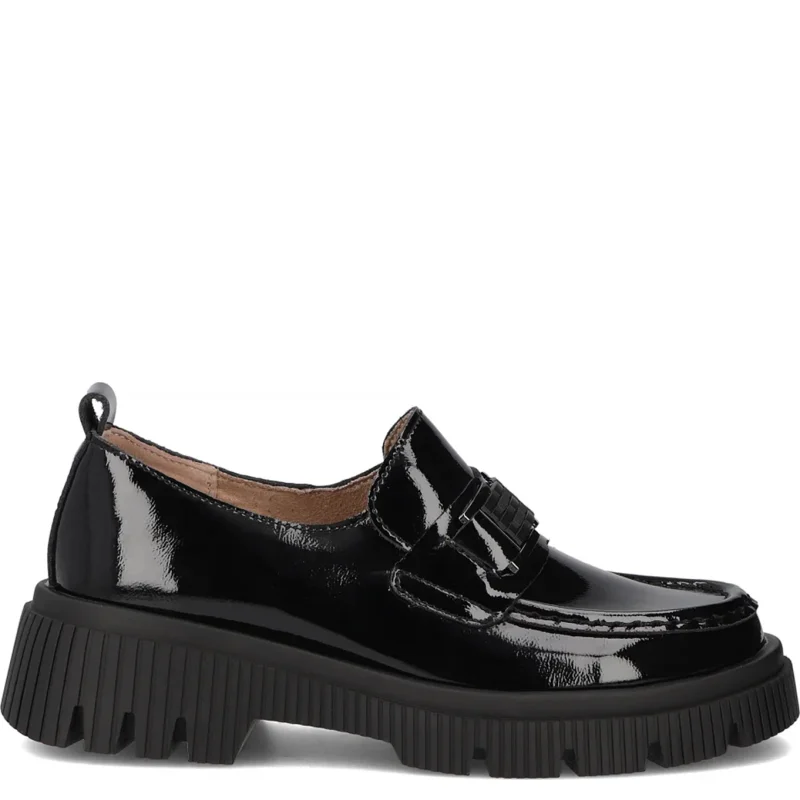 Filippo Black Leather Shoes
