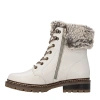 Remonte Waterproof Insulated Ankle Boots Faux-Fur Collar Beige D0B74-80