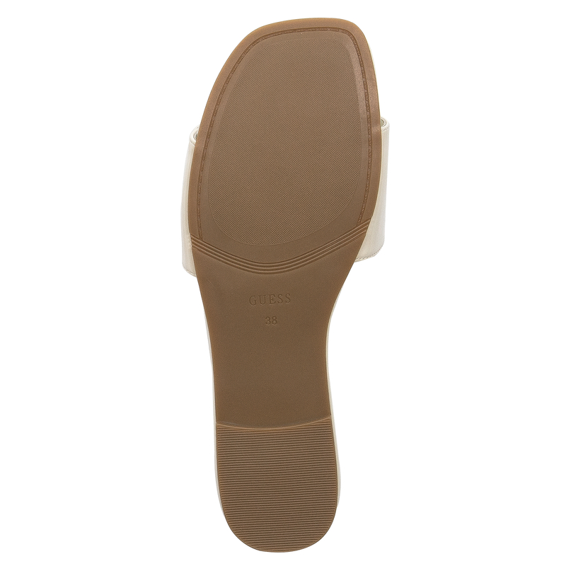 Guess Women's Pattented Ivory Slides