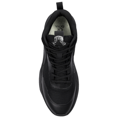 Igi&Co Women's platform black sneakers