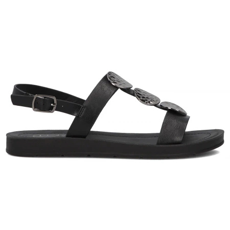 Filippo Women's Flat Sandals Black