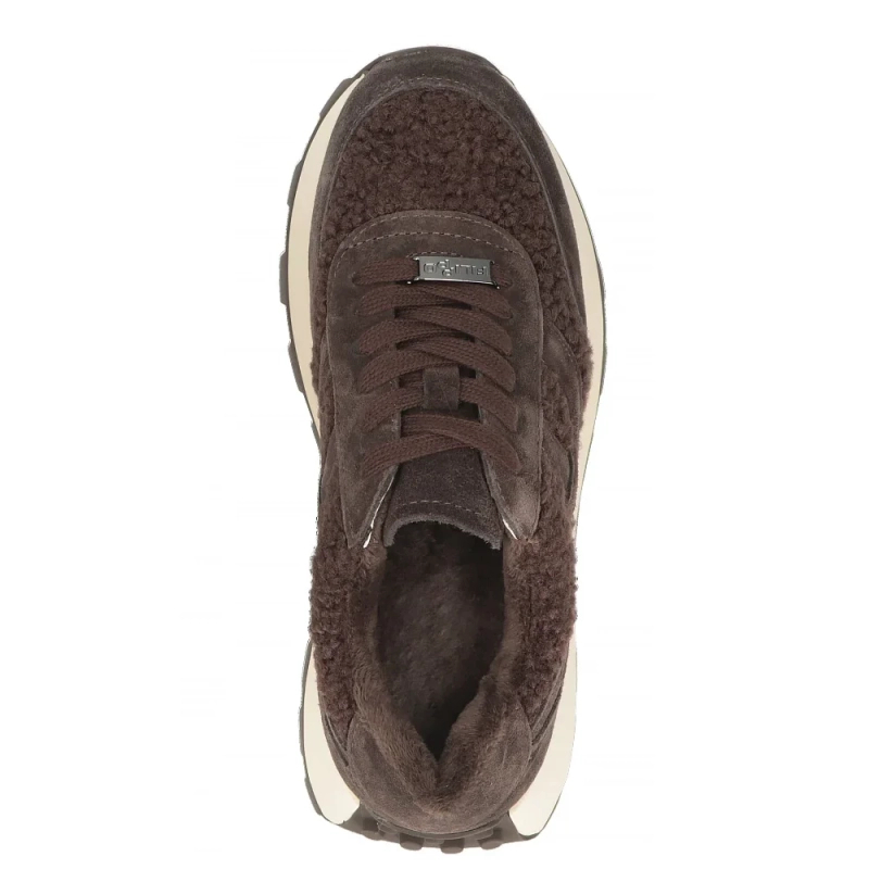 Filippo Skórzane Sneakersy Damskie Brązowe DP8001-26-D-BR