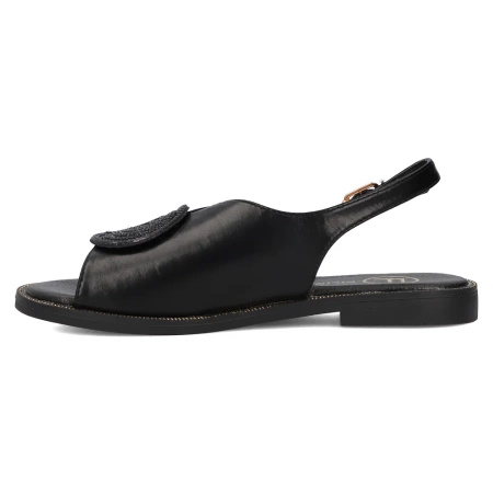 Filippo Sandały Damskie Czarne