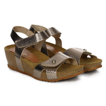 Maciejka Women's Leather Sandals Gold