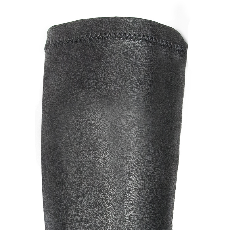 Maciejka Women's Knee-High Boots Natural Leather Black 05293-01/00-7