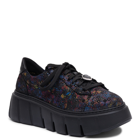 Maciejka Leather Platform Sneakers Shoes Multicolour 6891W-07/00-8