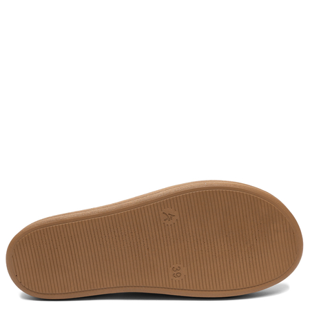 Maciejka White Leather Ajour Platform Mules Slides L7630-11/00-1