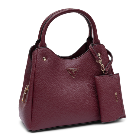 Guess Elegant Classic Women's Handbag with Pouch Burgundy HWBG2306220-BORDO
