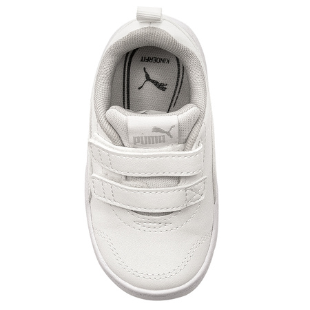 Puma Courtflex v2 V Inf White Velcro shoes for children