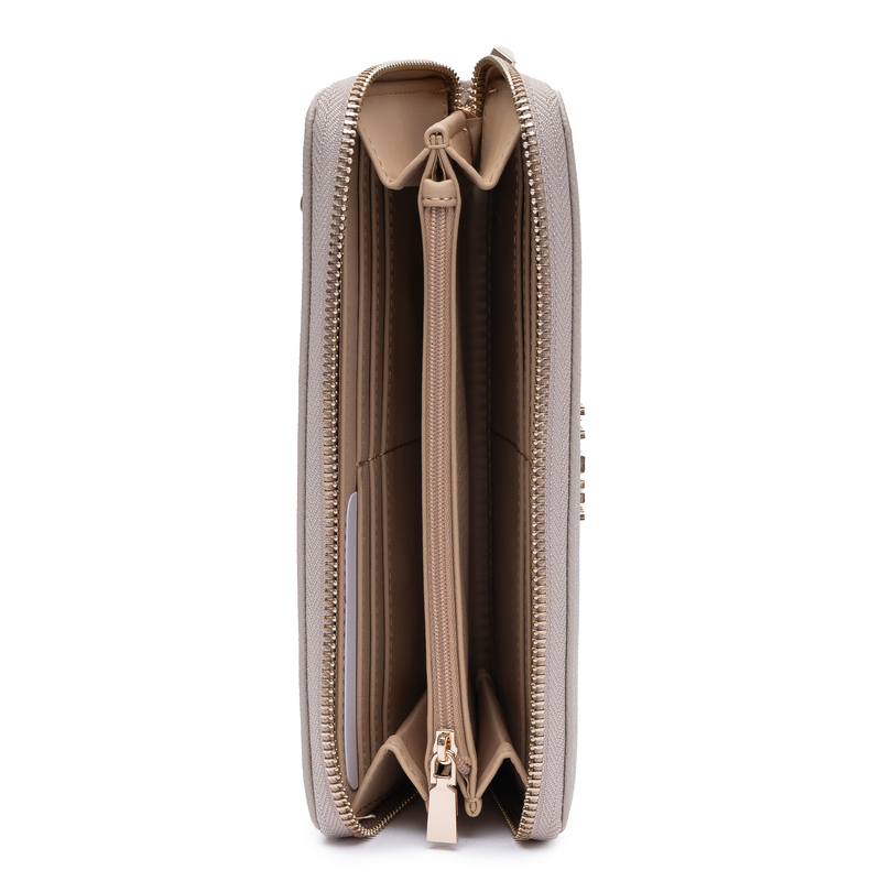 Guess Amorette Portfel Zapinany Na Zamek Taupe SWBG7898146-TAUPE