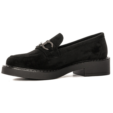 Women's loafers shoes Sergio Leone Black