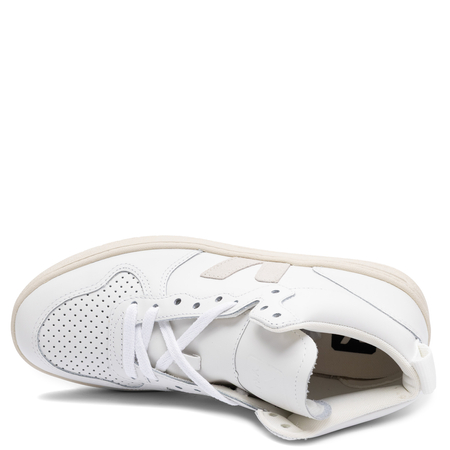 Veja Sneakersy damskie skórzane wysokie White Natural białe