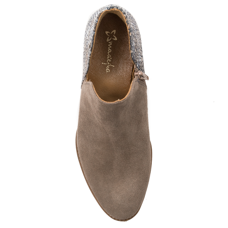 Maciejka 04091-65/00-5 Dark Beige+Multicolour Boots