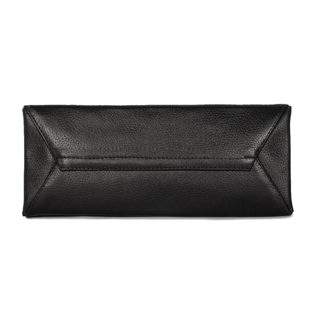 OPRA Women's leather Open Black handbag