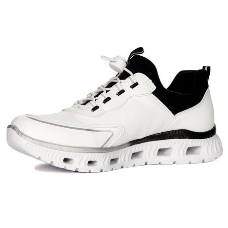 Rieker Sneakersy półbuty damskie White Combination białe
