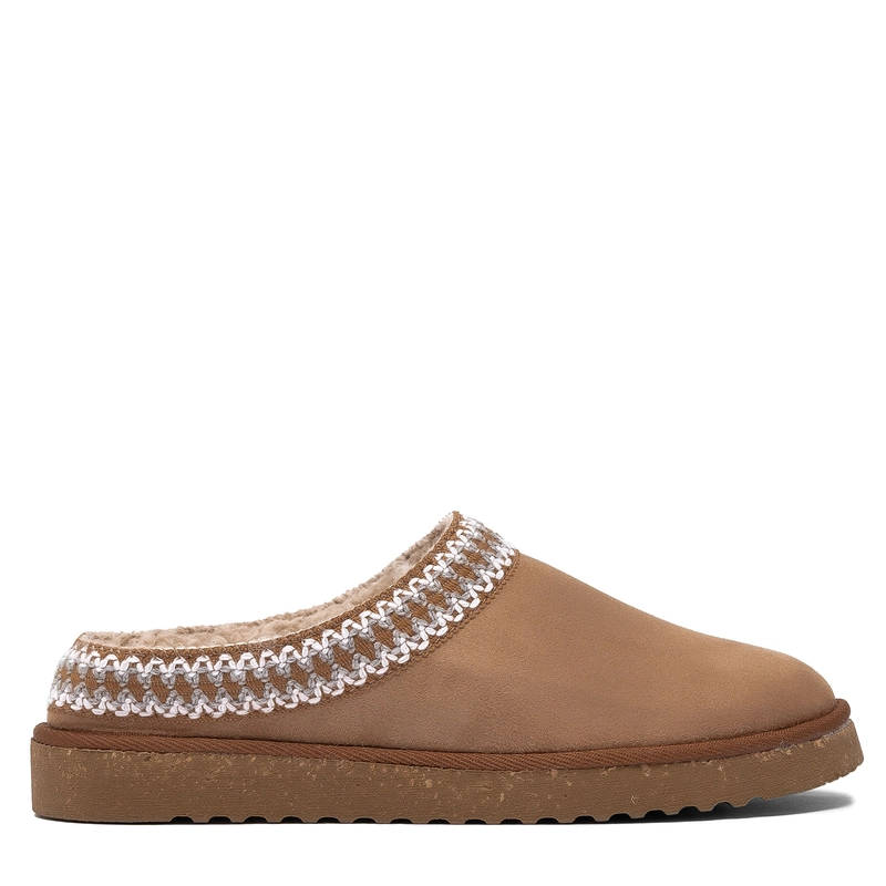 Inblu Women's Decorative Textile Slippers Camel EY000030-CAMEL
