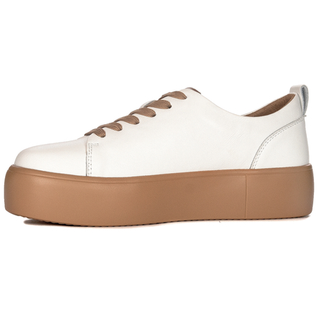 Filippo White Beige platform Low Shoes