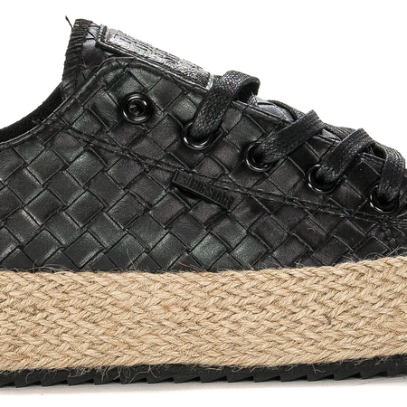 Big Star JJ274396 Black Espadrilles