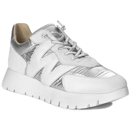 Wonders Sneakersy półbuty damskie Trend V Blanco Plata