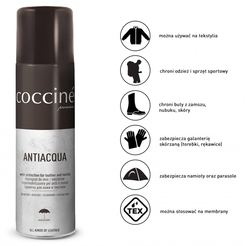 Coccine Antiacqua Premium Waterproofing Spray Water & Salt Protection 55-58-250C