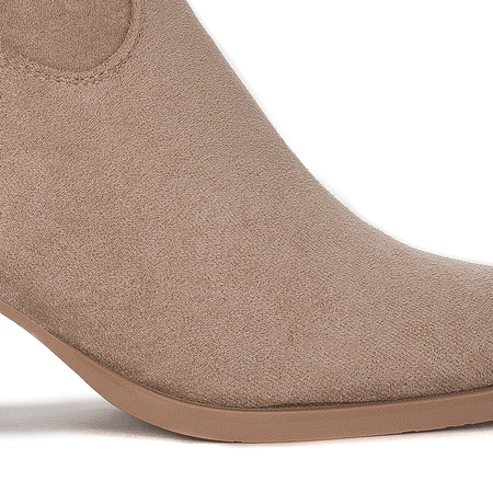 S.Barski Women's beige insulated boots