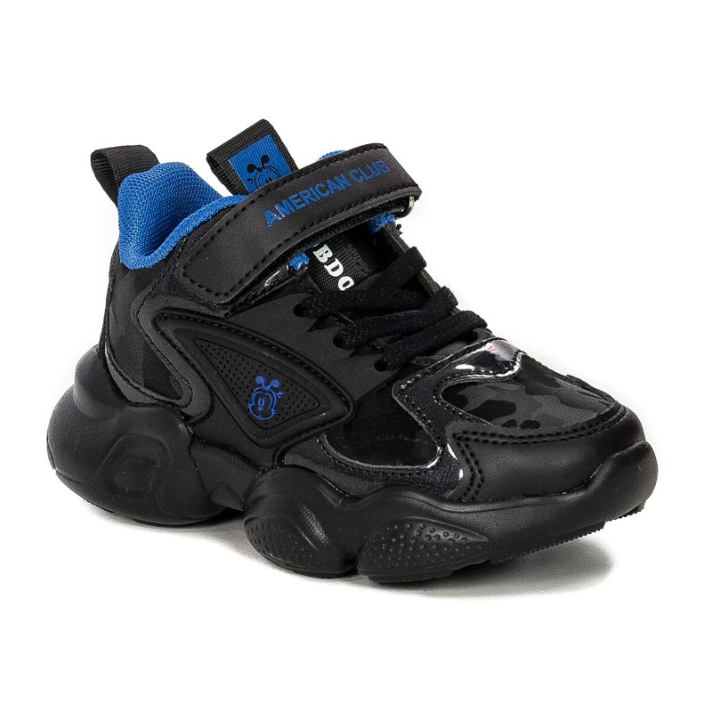 Sneakersy American Club BD14/21 Black/Blue