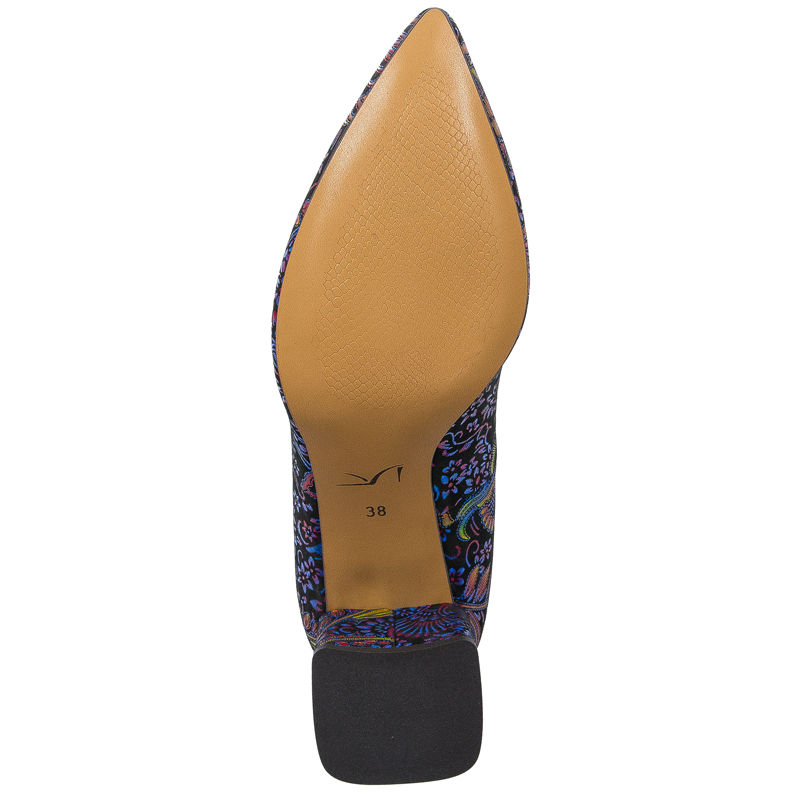 Visconi velor leather women's Paw Kolor Pumps