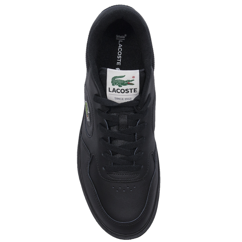 Lacoste Sneakersy skórzane męskie Lineset 223 1 SMA BLK/BLK