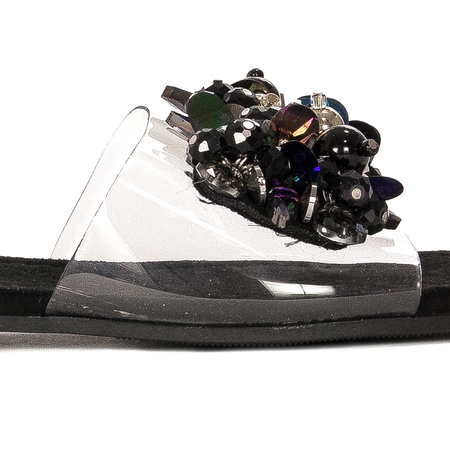S.Barski Women's Slides Black