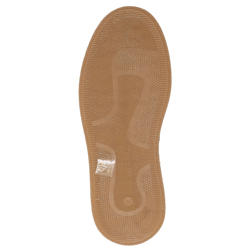 Boccato Leather Sneakers Platform Gold 050-71317-GOLD
