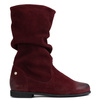 Maciejka Suede Knee-High Boots Slim Fit Burgundy 05057-30-00-6