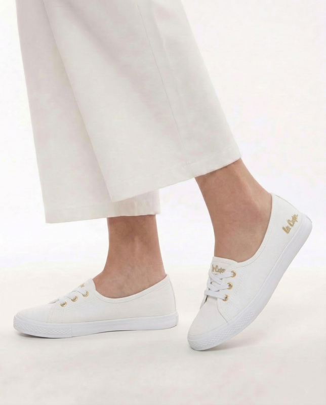 Lee Cooper Półbuty Damskie Wygodne Białe LCW-26-02-4043L