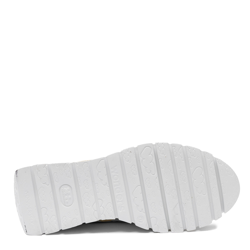 Wonders Sneakersy Damskie na Platformie Półbuty Wielokolorowe Panterka A-24100-VANILA-PL