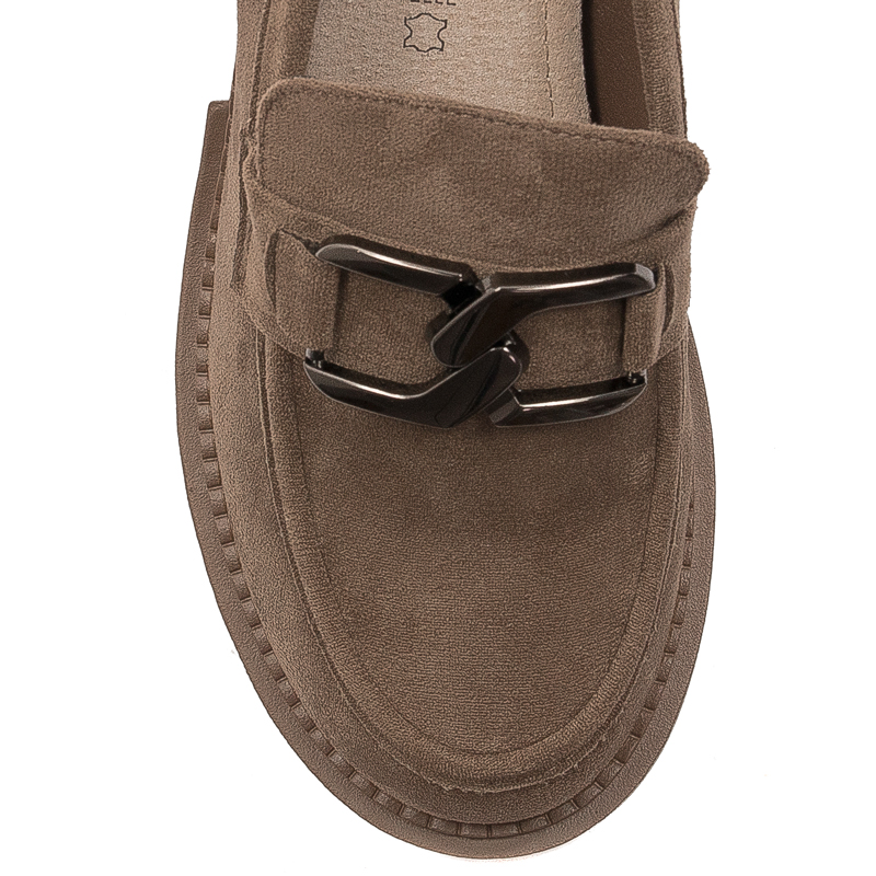 T.Sokolski women's taupe flat shoes