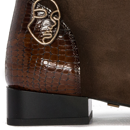 Maciejka 5743A-02/00-7 Women's Brown Leather Boots