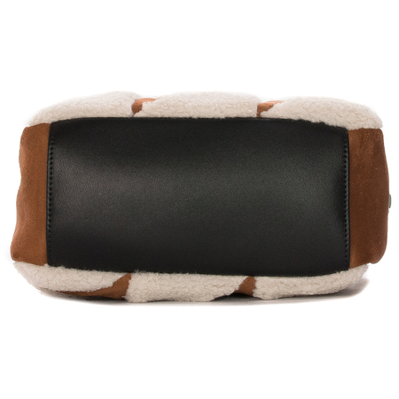 Pepe Moll 232250 Truiangle Cuero/Off Women's Brown And Beige Bag