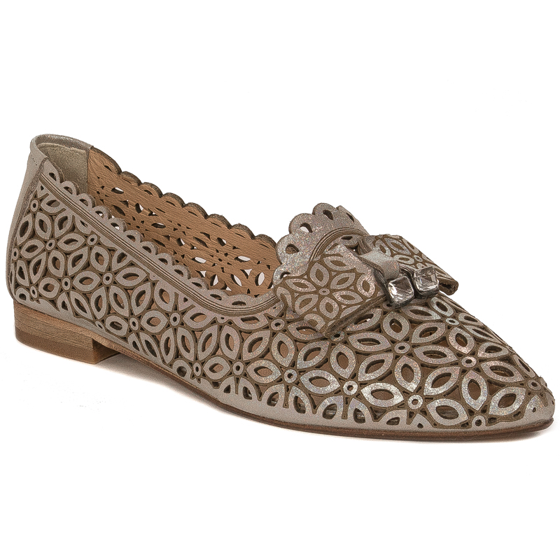 Boccato 010-724-150 Silver Flat Shoes