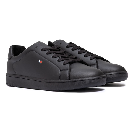 Tommy Hilfiger Minimalist Women’s Sneakers Lace-Up Black T3X9-34073-1355999