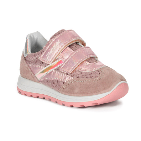 Primigi Children's Pink Low Shoes With Velcro