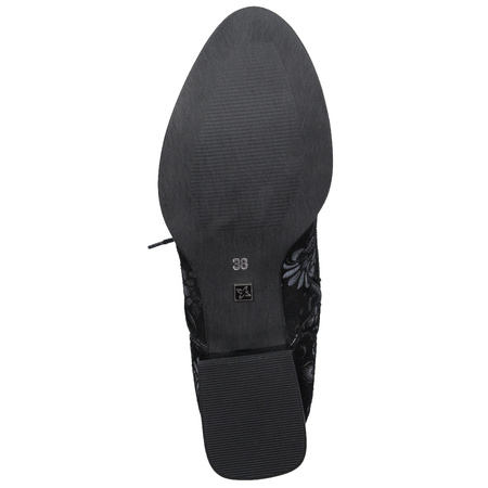 Maciejka Black Lace-up Boots 06391-01/00-1